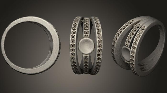 Jewelry rings (JVLRP_0515) 3D model for CNC machine